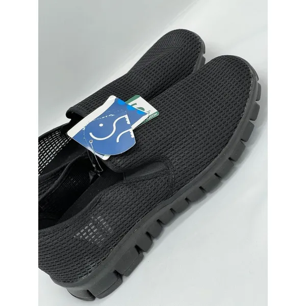 No Sox Vintage Slip on Shoes Size 11 Women's Mesh‎ Black - Image 3