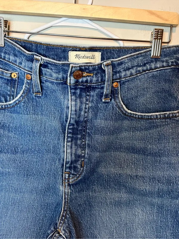 Madewell High-Rise Balloon Jeans in Ellisboro Wash Size 29 Cropped Retro - Image 4