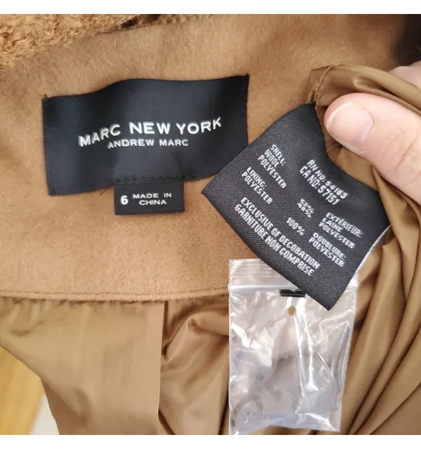 Marc New York Andrew Marc  Wool Pea Coat - Image 5