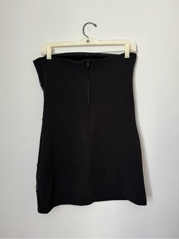 Forever 21 Strapless Black Sequin Bandage Dress - Image 2