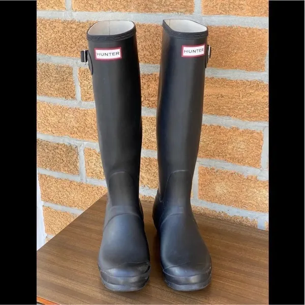 Hunter original stripe tall boots sz 8 - Image 2