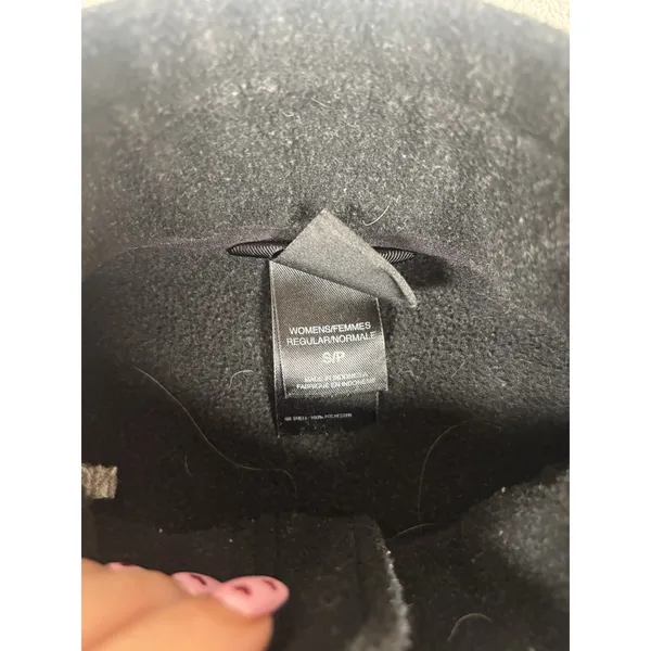 womens black north face fleece jacket small‎ needs shaved - Image 5