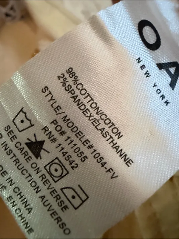 OAT New York Mid Rise Skinny Ankle Jeans Cream Ivory Size 28 - Image 6