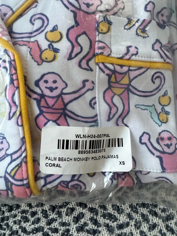 Roller Rabbit Palm Beach Monkey Polo Pajamas - Image 5