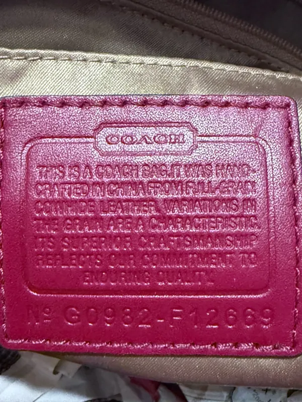Vintage Coach Zoe Hobo - Image 2