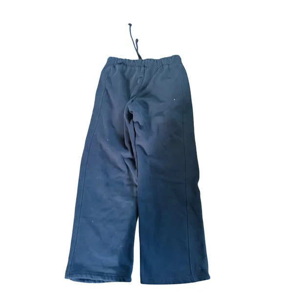 Lazy Sunday Womens Wide Leg Sweatpants Navy Blue Lounge Pants‎ Size M - Image 3
