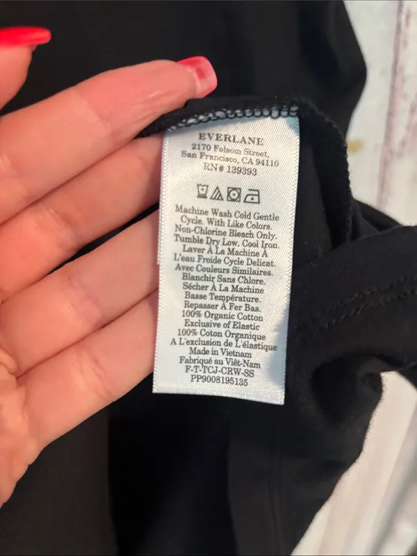 NWOT Everlane The Slim Crew in Essential Cotton - Image 9