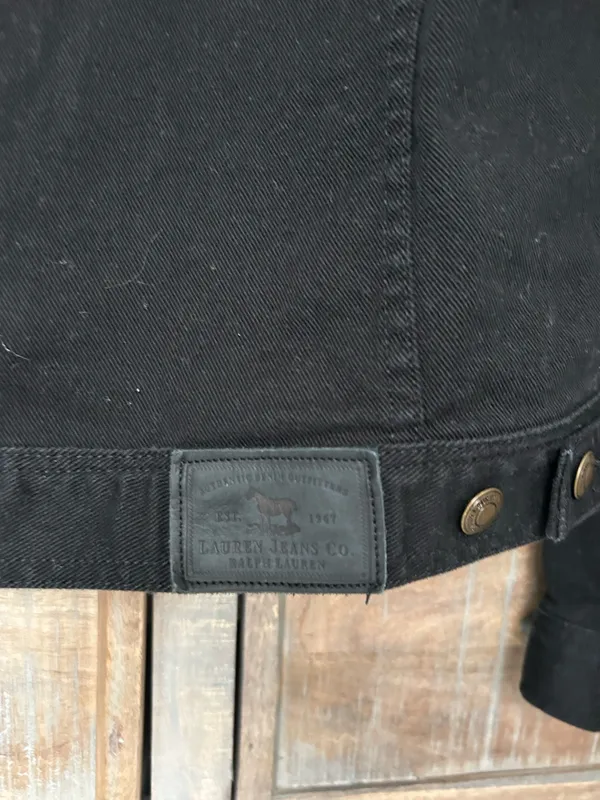 Silver Jeans Co Lauren Jean Jacket Ralph Denim black - Image 5