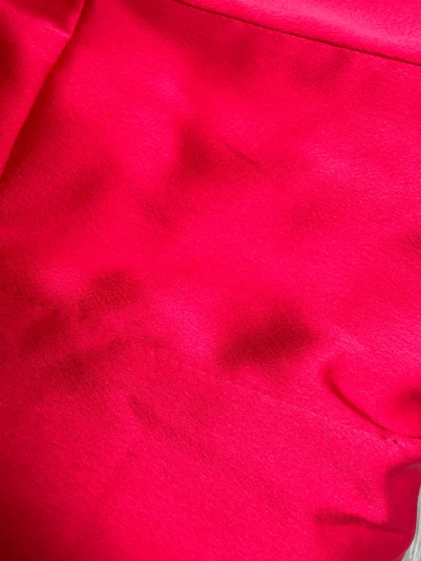 Revolve Red Satin Mini Dress - Image 4