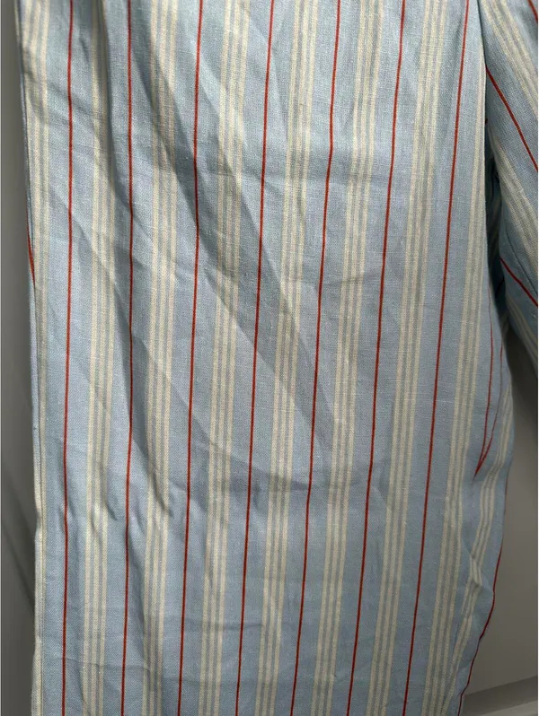 Pacsun Outer Banks Beachcomber Linen Boxer Pants NWT Blue Stripe Small - Image 5