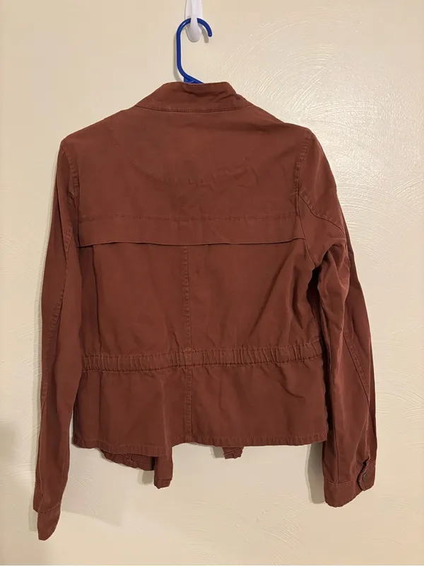 American Rag Women's Rust-Brown Utility Jacket - Image 8