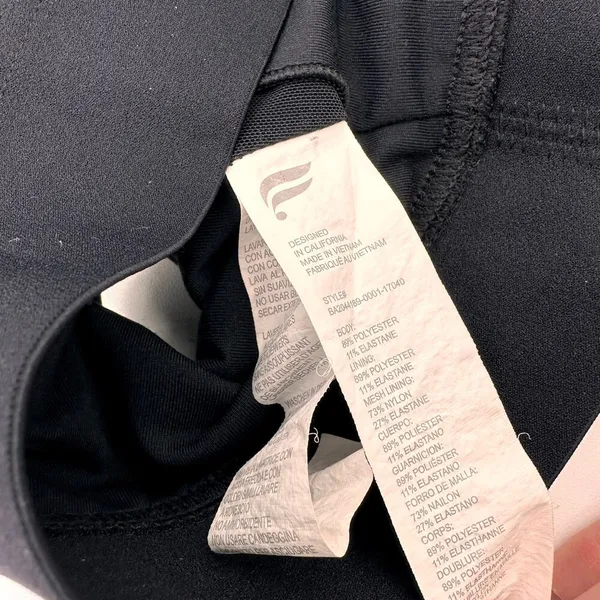 Fabletics Black All Day Eery Day Low Impact Sports Bra Size Medium - Image 5
