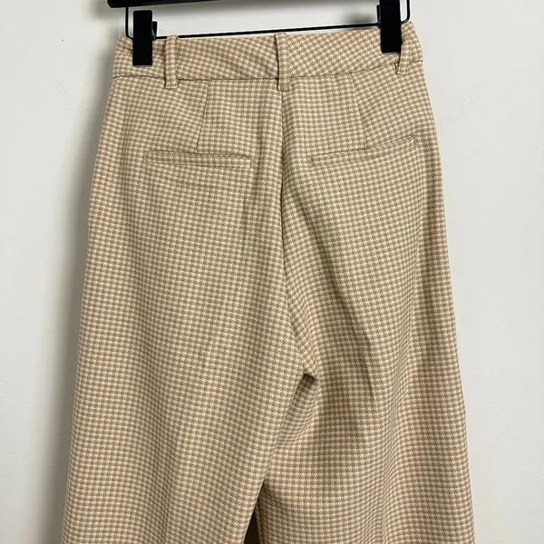 ARITZIA Wilfred The Effortless Cropped Pant in Claudine Hounds Tooth Size US 2 - Image 5