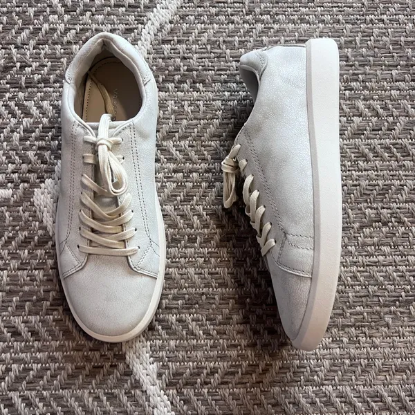 Vagabond Maya Vintage Off White Leather Sneaker Sz 38/8 - Image 3