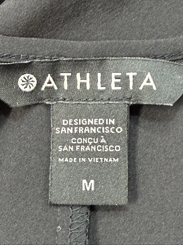 Athleta Black Presidio High Low Racerback Maxi Dress with Pockets Size Medium - Image 7