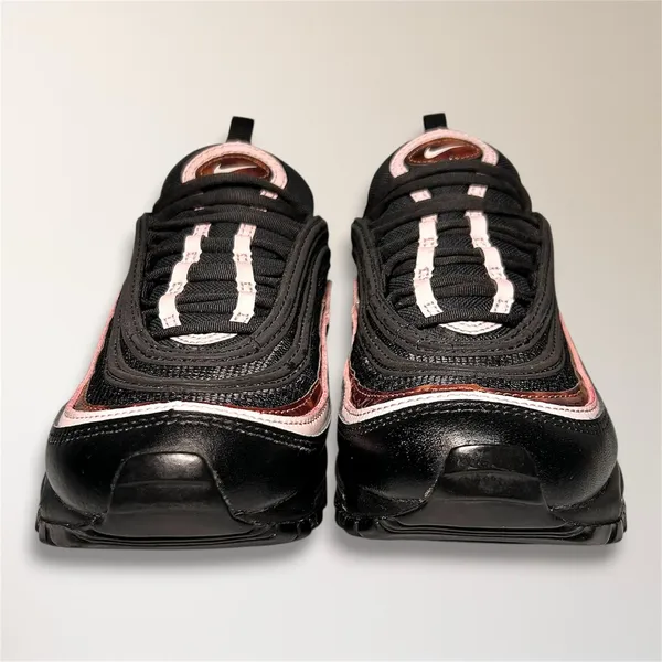 Nike‎ Air Max 97 Black Pink Rose Gold Sneakers Air Cushion Womens 7 CU4751-001 - Image 5