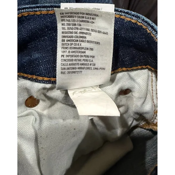 American Eagle Ne(x)t Level Flex Skinny Jeans Dark Wash Indigo Women 1.5.6 - Image 6