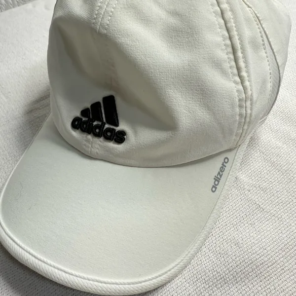 Adidas Classic White Cap with Black Logo - Image 2