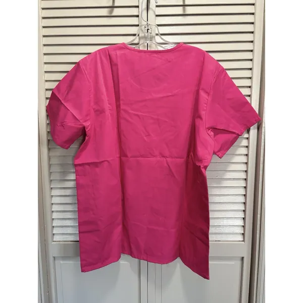 Encompass Scrub Top Pink Scoop Neck Size S/M NWT Short Sleeve Medical Work‎ - Image 5