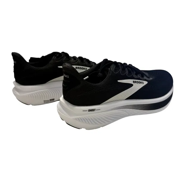 Brooks Women's Ghost 17 Running Shoe in Black/White, Size 8 Wide - Image 4