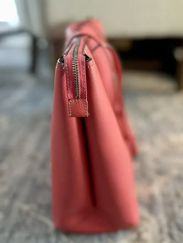 Kate Spade New York All Day Large Zip Top Tote (Peach Melba) - Image 4