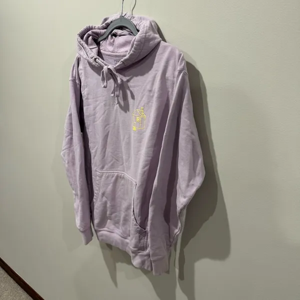 2022 Official Harry Styles House Love On Tour Lavender‎ Hoodie Size Medium - Image 2