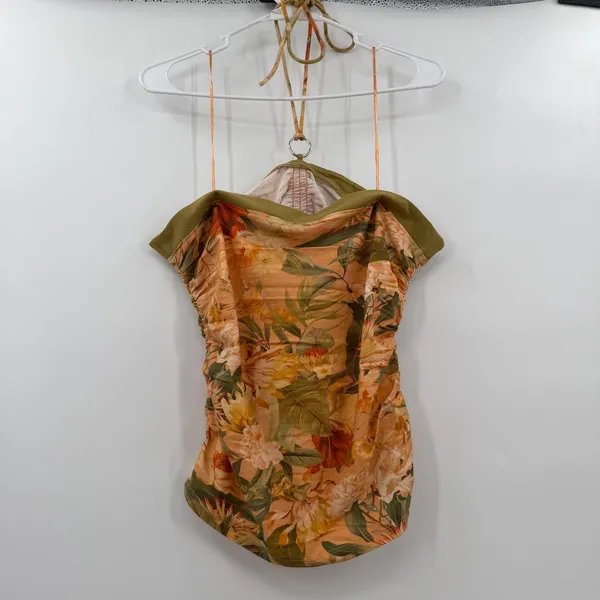 By Anthropologie ruched color block halter tank - Image 2