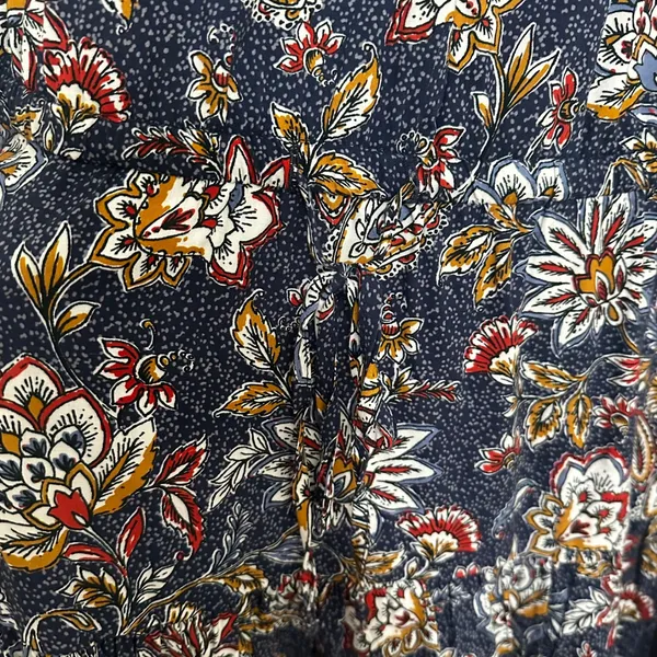 Velvet x Graham & Spencer | Navy Paisley Floral Ruffle Sleeve Mini Dress, XS - Image 5