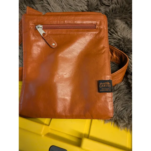 Vintage Canyon Outback Tote-Adobe Clay-Cowhide Leather - Image 13
