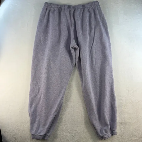 Nike XL‎ Sportswear Club Fleece Mid Rise Oversized Sweatpants Jogger Lavender - Image 10