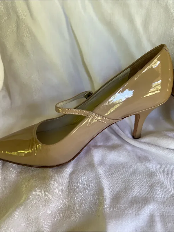 Boden Nude Patent Mary Jane Pointed-Toe Pumps - Image 5