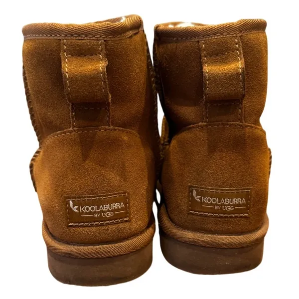 Koolaburra by UGG Chestnut Mini Boots Cozy Winter Core Size 9 - Image 4