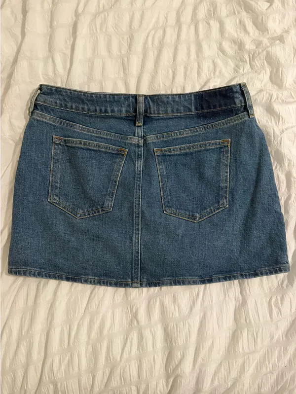 Abercrombie Curve Love Denim Skirt Mini - Image 2