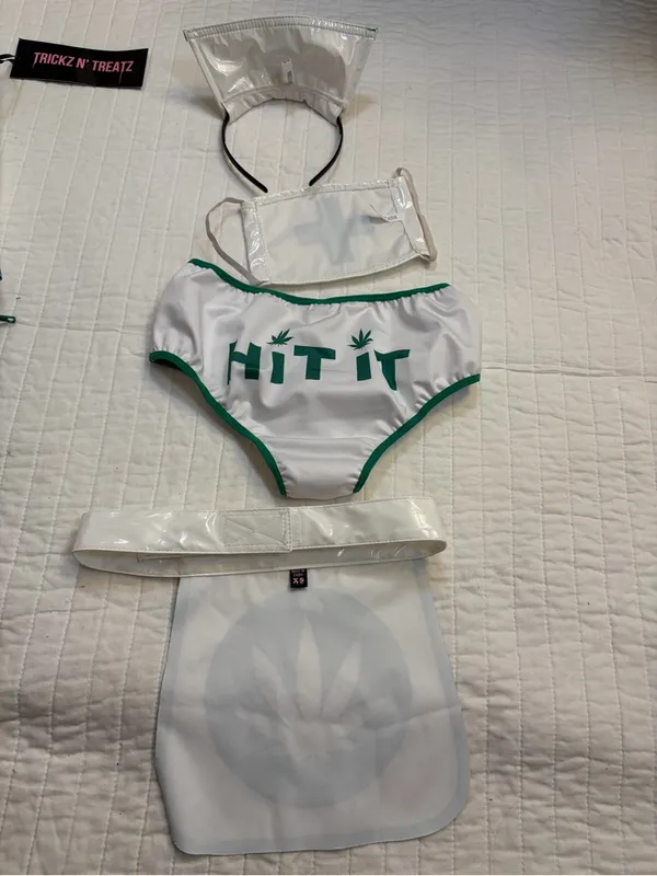 Dollskill HIGHLY CONTAGIOUS NURSE COSTUME weed nurse . NWT - Image 8