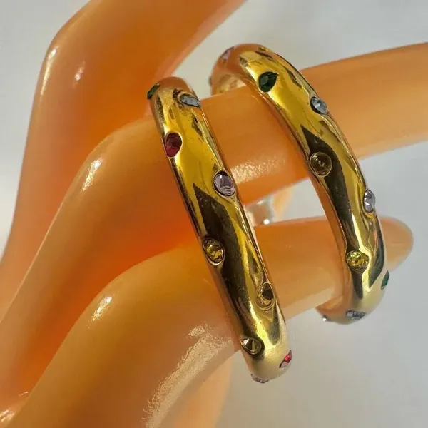Alison Lou x J.Crew Crystal Hoop Earrings - Image 6