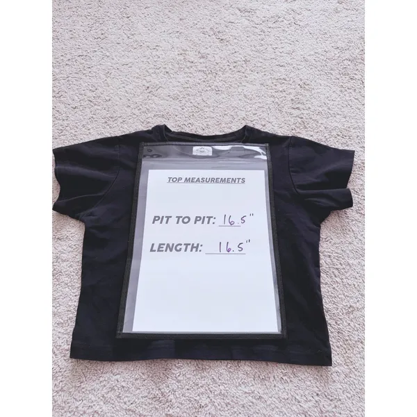 With Jean Y2K Graphic Baby Tee Crop Tshirt Medium Black Streetwear 90s Retro - Image 6