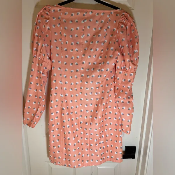 Eggie Urban Outfitters NWT Zen Button-Front Mini‎ Dress, Medium - Image 11