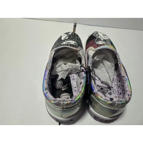 Nightmare Before Christmas Jack and Sally Slip On Sneakers 7 1/2 - Image 5