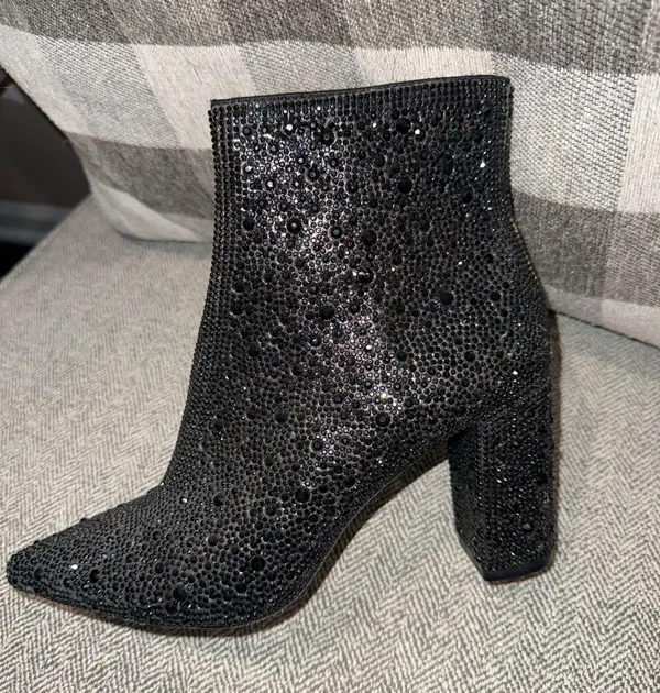 Betsey Johnson Boots Rhinestone - Image 3