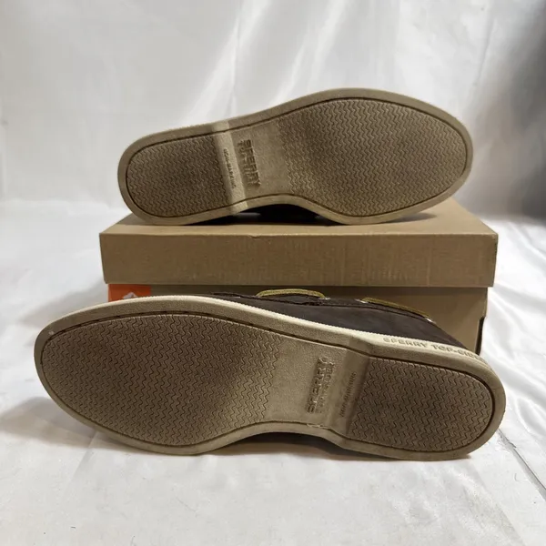Sperry Pier View Loafer Womens 8.5M Memory Foam Brown Metalic Chmpgn In Box - Image 5