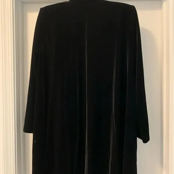 Alex Evenings Vintage Velvet Formal Jacket Size S Oversized Lightweight - Image 7