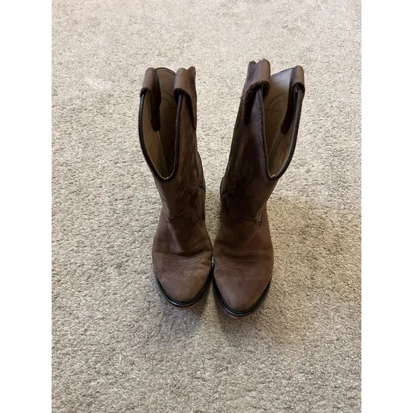 Cody James Boots‎ Womens 6D Western MidCalf Heels Pull On 03142022 Brown Leather - Image 2