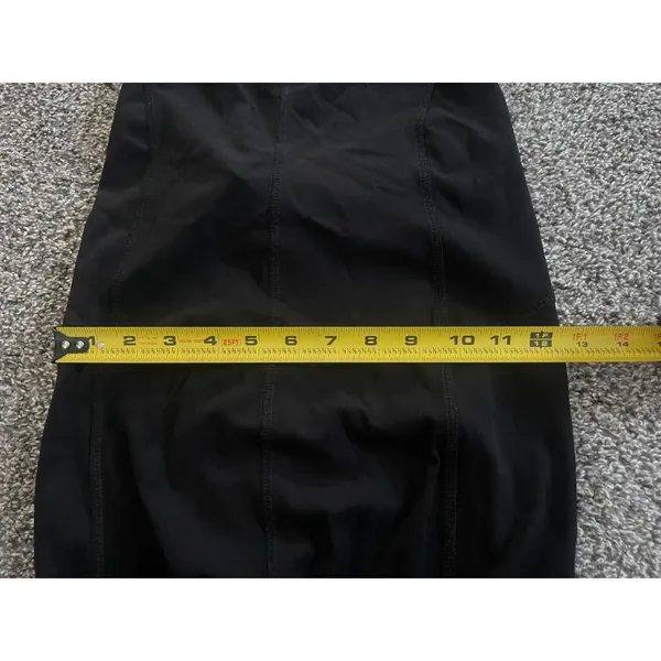 Zara sleek form-fitting black full-length tank top athletic jumpsuit L - Image 6