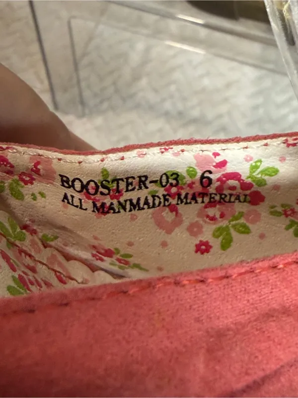Bamboo Coral Red Espadrille Wedge Sandals 6 Floral T-Strap Cottagecore Y2K - Image 12