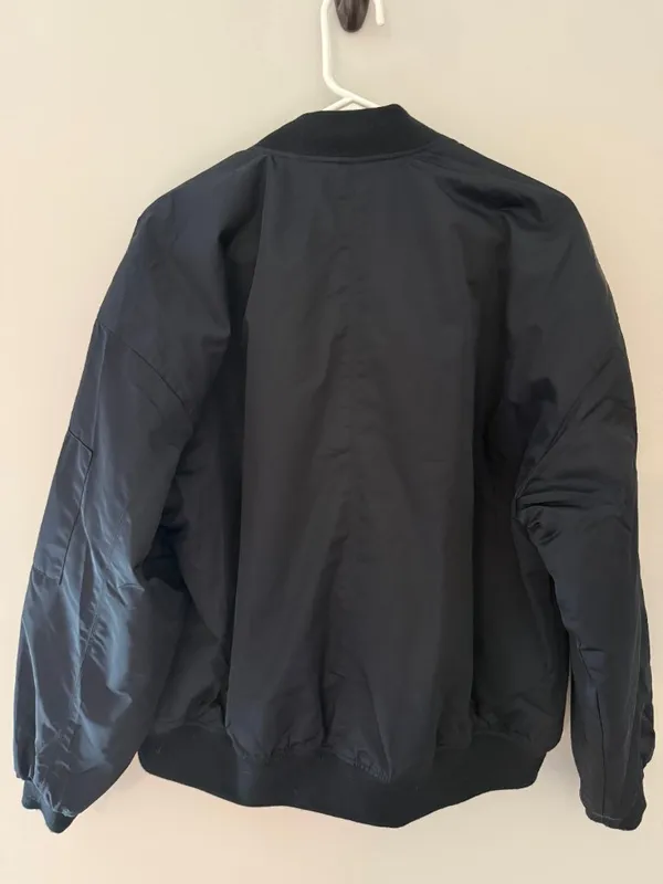 Abercrombie Black Insulated Bomber Jacket Women’s M Water Resistant - Image 8