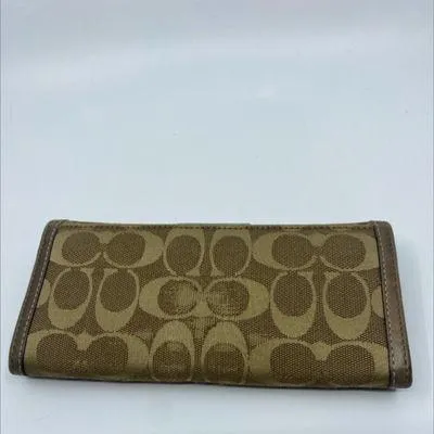 Coach Slim Envelope Brown Signature C Canvas Wallet - Image 2