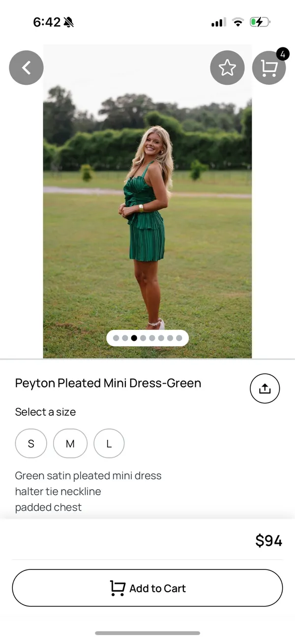 These Three Boutique Dress Green  - Image 7