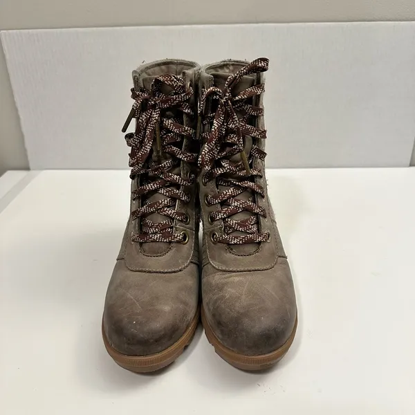 Sorel Lexie Waterproof Leather Wedge Boot Size 8.5 US - Image 6