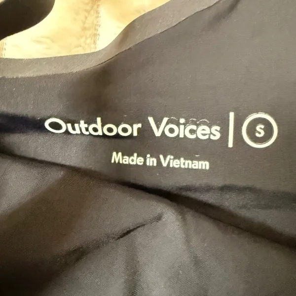 Outdoor Voices The Exercise Dress Black Size S Built-In Shorts NWT - Image 3