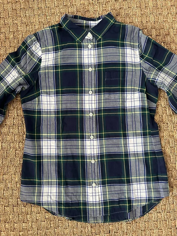 J.CREW Women’s Size S Plaid Long Sleeve Button-Up Cotton Point Collar Shirt - Image 8